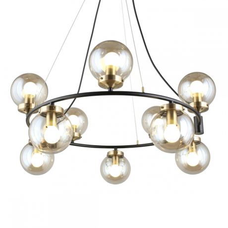 Люстра подвесная с лампочками Omnilux OML-94003-10+Lamps 