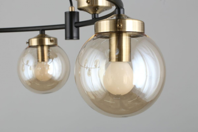 Люстра подвесная с лампочками Omnilux OML-94003-10+Lamps 