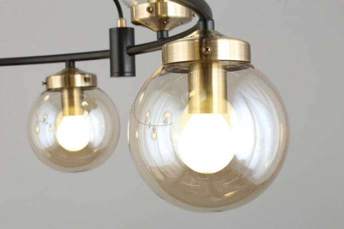 Люстра подвесная с лампочками Omnilux OML-94003-10+Lamps 