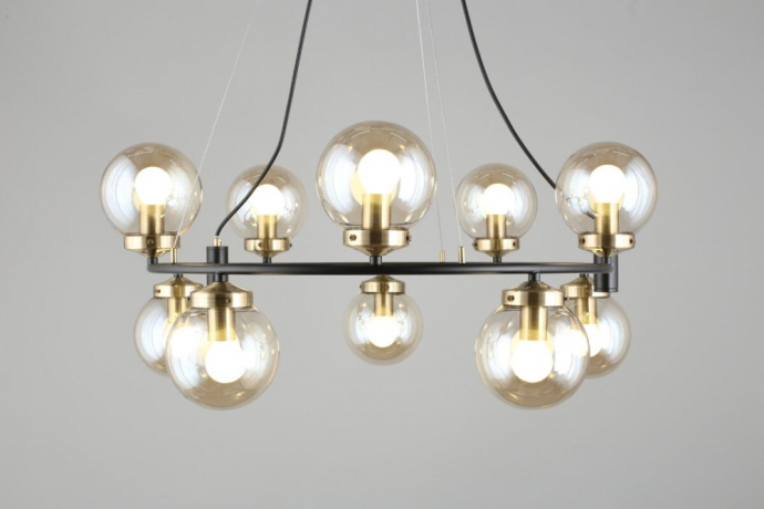 Люстра подвесная с лампочками Omnilux OML-94003-10+Lamps 