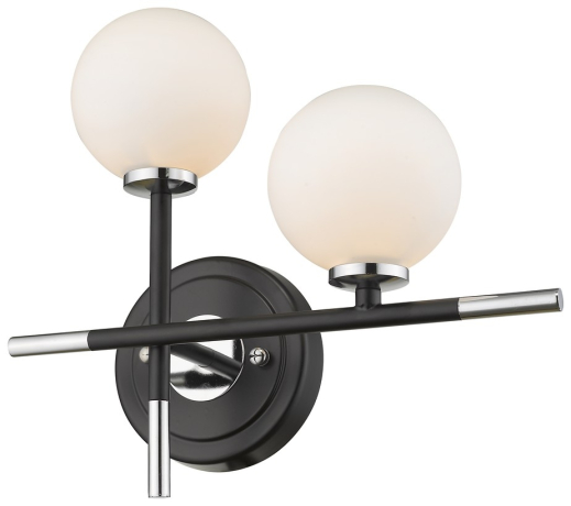 Светильник на стену, в комплекте с 2 LED лампами. Комплект от Lustrof №151412-704364 