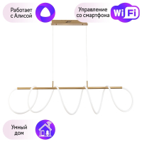 Подвесная люстра с поддержкой Алисы, комплект от Lustrof №367612