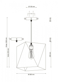Narni 1943.1 Gray-Green Подвесной светильник Lucia Tucci