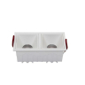 Встраиваемый светильник Maytoni Technical Alfa DL043-02-10W3K-D-SQ-W