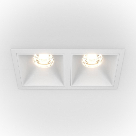 Встраиваемый светильник Maytoni Technical Alfa DL043-02-10W3K-D-SQ-W