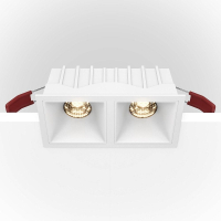 Встраиваемый светильник Maytoni Technical Alfa DL043-02-10W3K-D-SQ-W