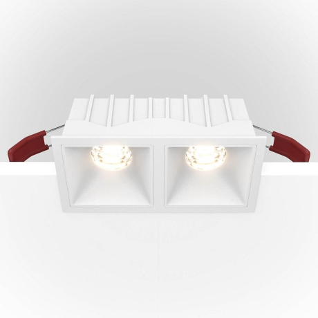 Встраиваемый светильник Maytoni Technical Alfa DL043-02-10W3K-D-SQ-W