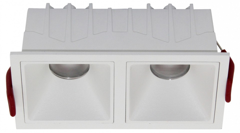 Встраиваемый светильник Maytoni Technical Alfa DL043-02-10W3K-D-SQ-W