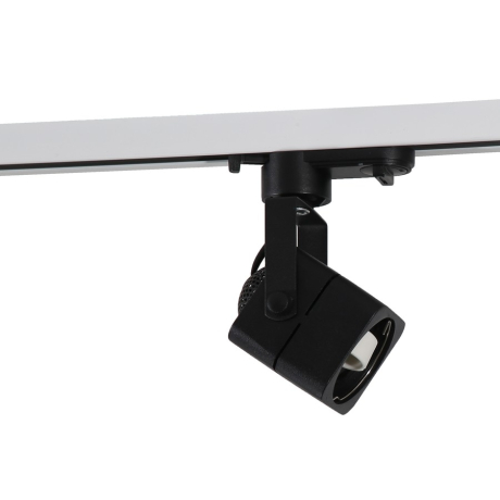 Светильник трекового однофазного шинопровода с Led лампочками в комплекте Wertmark WTE.O21.607+Lamps 