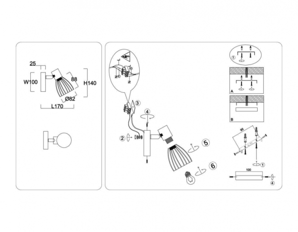 Спот Ambrella Light TR TR8659 