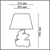 Настольная лампа Lumion Moderni Catty 8128/1T