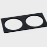 Рамка на 2 светильника Italline IT06-6016 IT06-6016 black FR2 