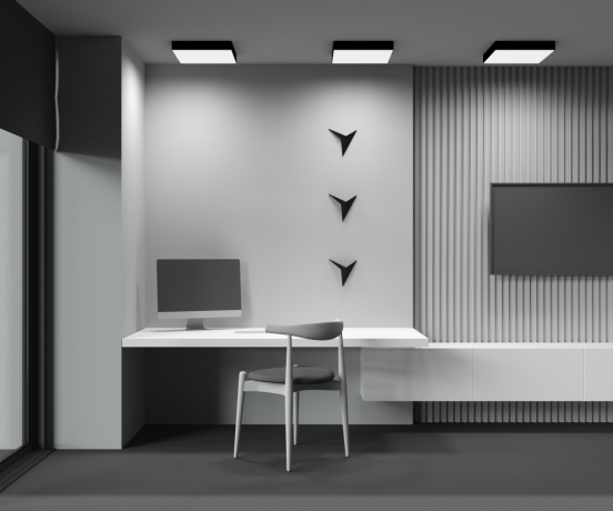 Накладной светильник Maytoni Technical Zon C032CL-45W3K-SQ-B 