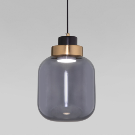 Подвесной светодиодный светильник Jeffry Eurosvet 50240/1 LED дымчатый 