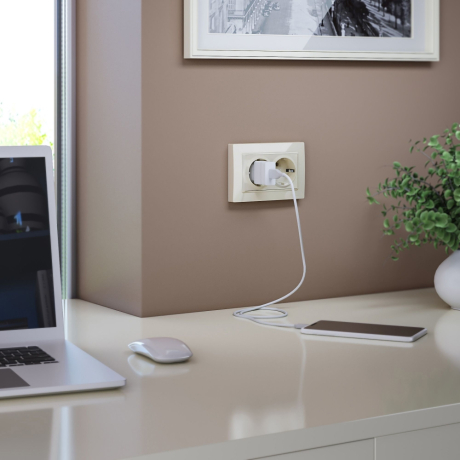 Рамка для двойной розетки Werkel Snabb Basic (слоновая кость) W0082003