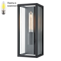 Уличный светильник Led лампочками в комплекте Wertmark WE901.01.021+Lamps