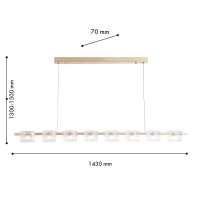 Подвесной светильник Favourite Ori 4248-8P