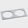 Рамка на 2 светильника Italline IT06-6016 IT06-6016 white FR2 
