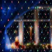 1,5*1,5м. Гирлянда сеть RGB  IP20 Eurosvet 300-001 (a044093)