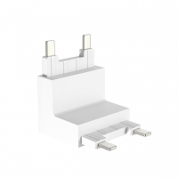 Соединитель угловой L-образный для треков накладных SWG PRO SLIM CN-SLIM-WH-TL