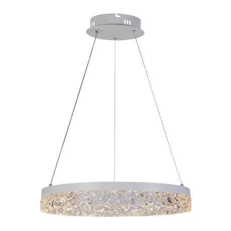 Подвесная диммируемая люстра с пультом ДУ Profit Light 6033/1B WHT 58W 