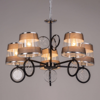 Люстра подвесная с лампочками DeMarkt 448014905+Lamps