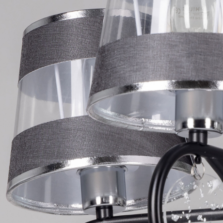 Люстра подвесная с лампочками DeMarkt 448014905+Lamps 