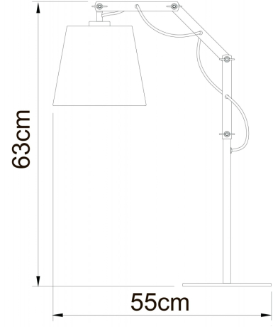 Настольная лампа декоративная Arte Lamp Pinocchio A5700LT-1WH 
