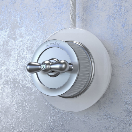 Выключатель на 4 положения Werkel Ретро (матовый хром) WL19-01-05