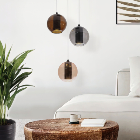 Подвесной светильник Eurosvet Cobble 50258/1 LED шоколад 