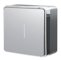 Выключатель одноклавишный с подсветкой Werkel Gallant (серебряный) W5010106