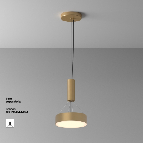 Накладной светильник Maytoni Technical Zon C032CL-24W3K-RD-MG 