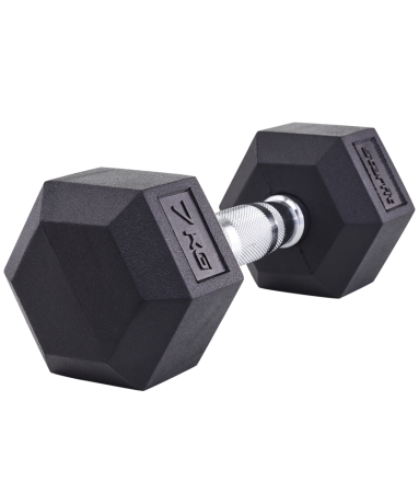 Нарушена упаковка!  <381811> Гантель гексагональная DB-301 7 кг, обрезиненная, черный 4680459126740