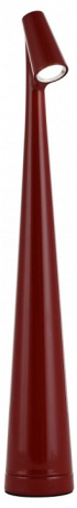 Настольная лампа декоративная Arte Milano  128101/H350/3-6K/3W Red 