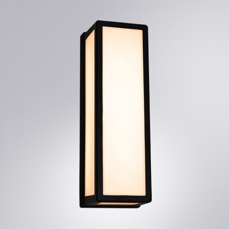 Уличный настенный светильник с лампочками Arte lamp A8526AL-2BK+Lamps