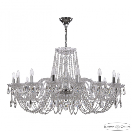 Подвесная люстра Bohemia Ivele Crystal 1402 1402/16/400 Ni 