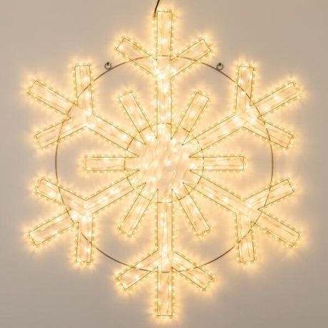 Светодиодная фигура Снежинка теплый свет Ardecoled ARD-Snowflake-M11-1250x1200-604Led Warm (34261)