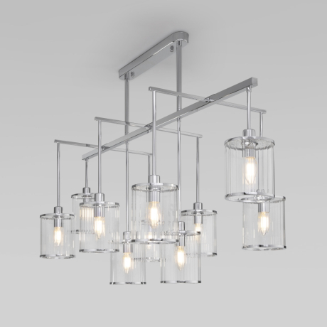 Люстра на штанге Eurosvet Inari 60144/10 хром 