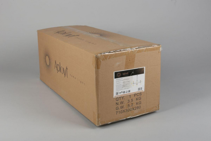 Люстра на штанге с лампочками APLOYT APL.606.27.10+Lamps 