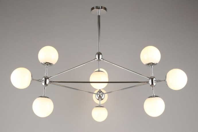 Люстра на штанге с лампочками APLOYT APL.606.27.10+Lamps 