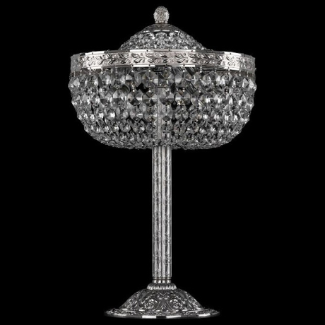 Настольная лампа декоративная Bohemia Ivele Crystal 1911 19111L6/25IV Ni 