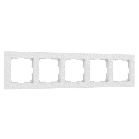 Рамка на 5 постов Werkel Hammer белый W0052401