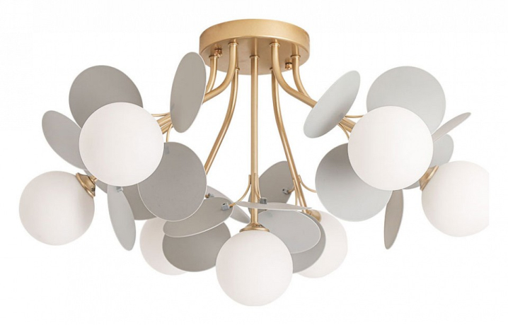 Потолочная люстра Arte Lamp Peacock A1369PL-7GY 