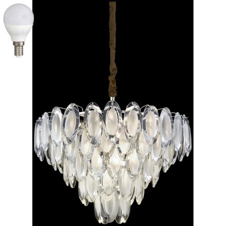 Подвесная люстра с лампочками Wertmark WE139.16.103+Lamps 