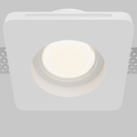 Встраиваемый светильник Maytoni Technical Gyps Modern DL002-GU10-01-W