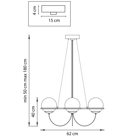 Подвесная люстра Globo Lightstar с поддержкой Маруся 803263 