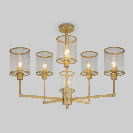 Люстра на штанге Eurosvet Inari 60144/6 золото 