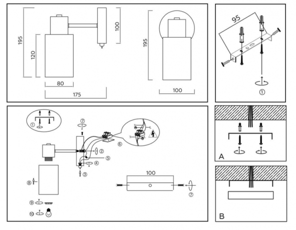 Бра Ambrella Light TRADITIONAL TR9578 
