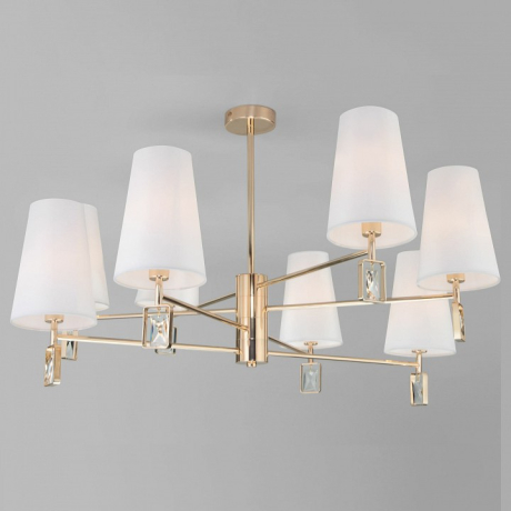 Люстра на штанге Eurosvet Milazzo 60137/8 золото 