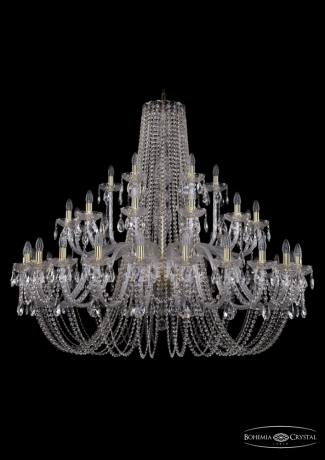 1402/24+12+6/530/G Подвесная люстра Bohemia Ivele Crystal 